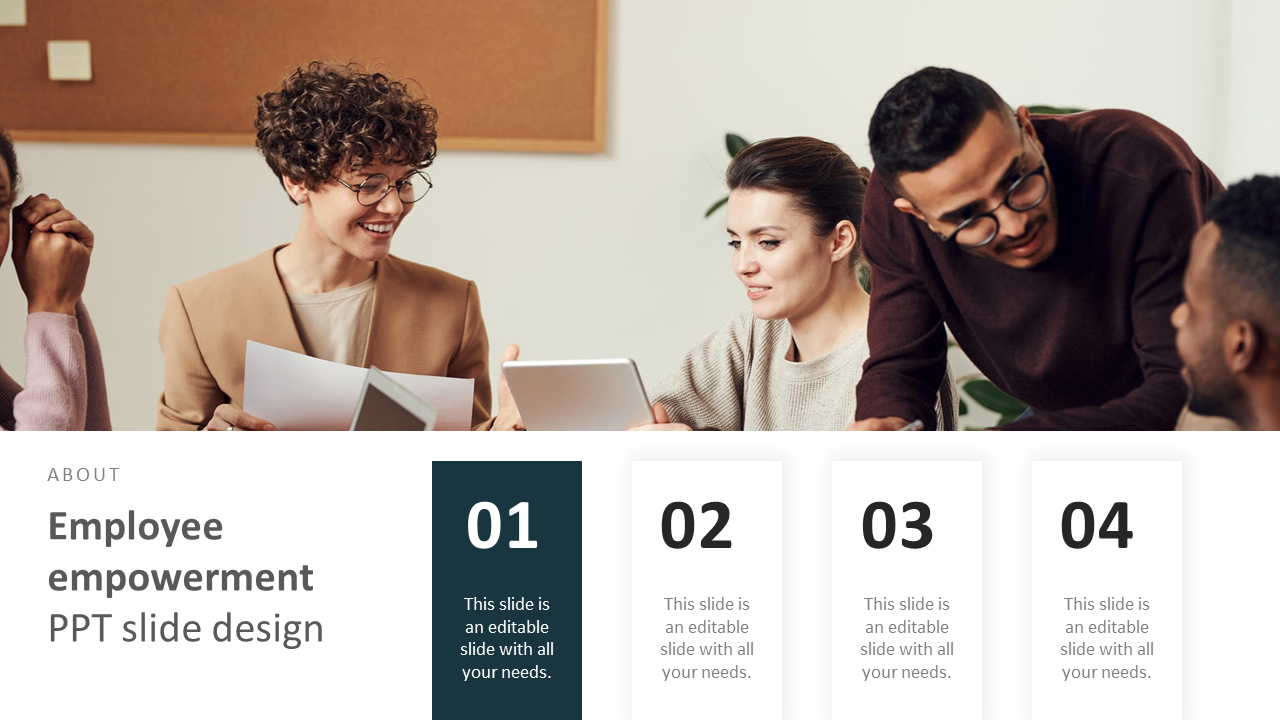 employee empowerment PPT slide design